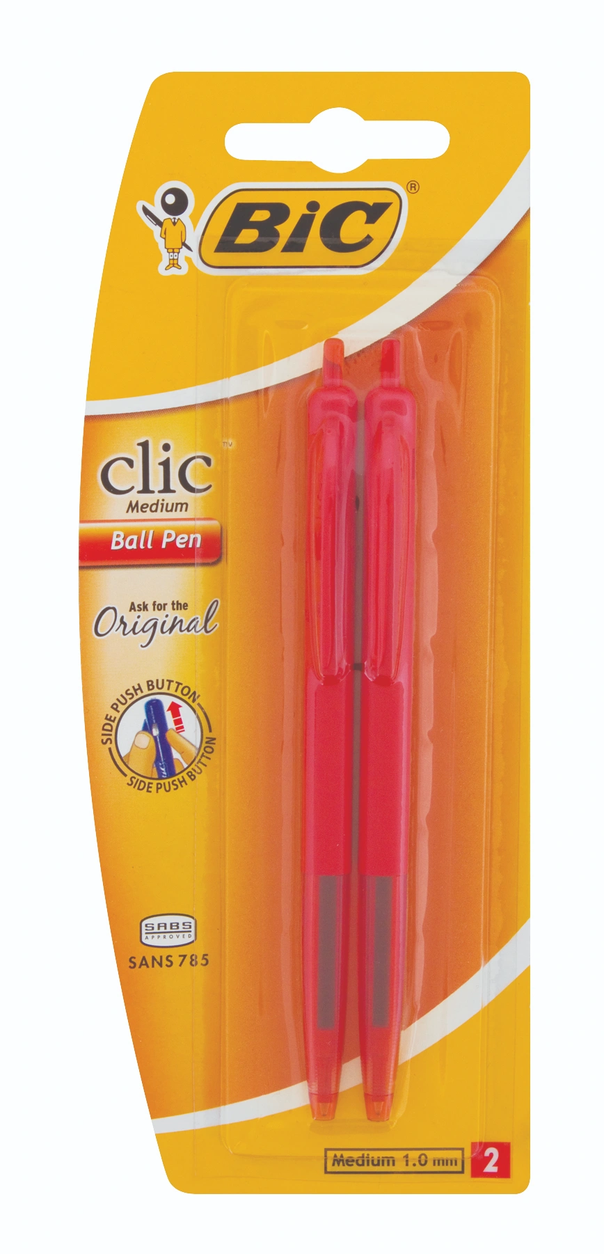 Clic Medium  Red  Blister -2