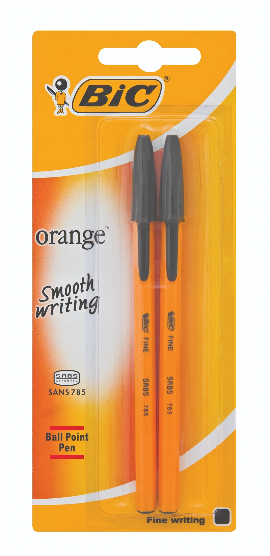 Bic Orange Fine Black -  Blister-2