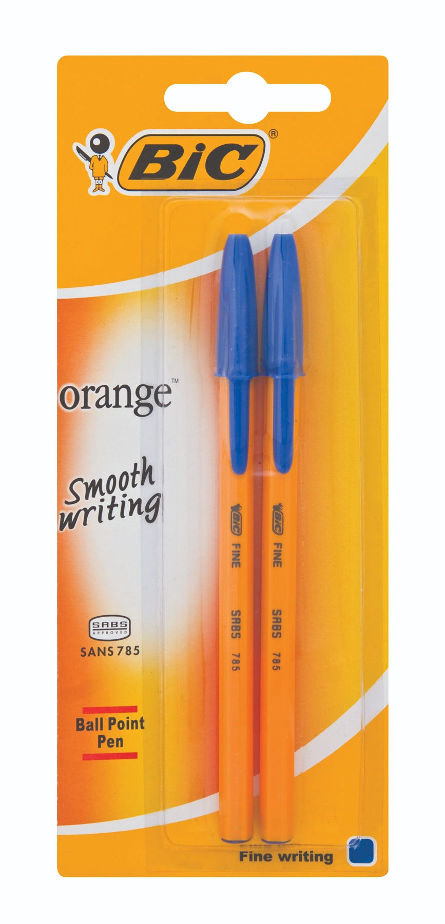 Bic Orange Fine Blue -  Blister-2