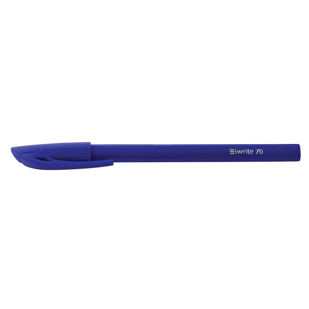 IWrite Solid Colour Barrel Ball Blue IW70