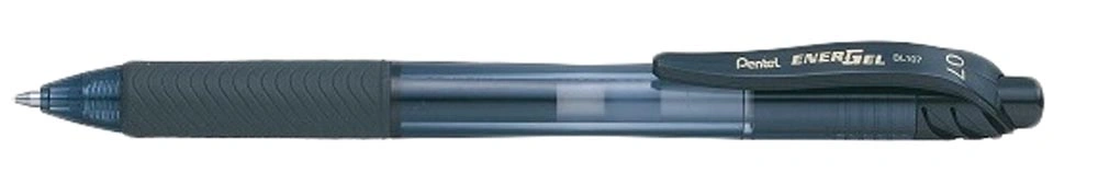 Energel  X Retractable Gel Rollerball 0.7mm Black