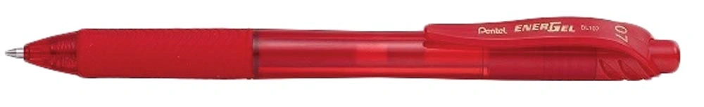 Energel  X Retractable Gel Rollerball 0.7mm Red