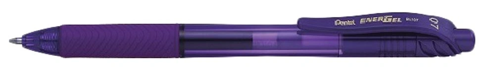 Energel  X Retractable Gel Rollerball 0.7mm Violet