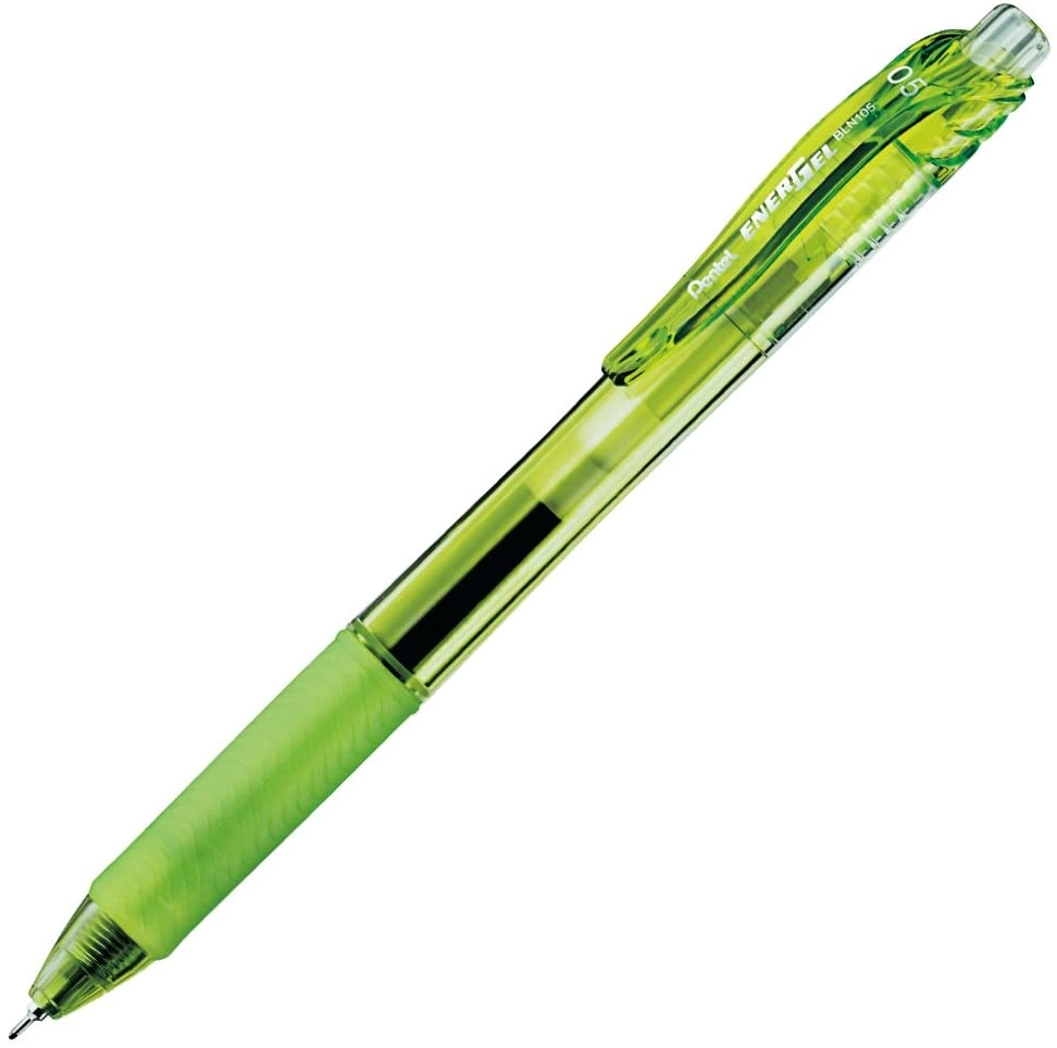 Energel  X Retractable Gel Rollerball 0.7mm Lime Green
