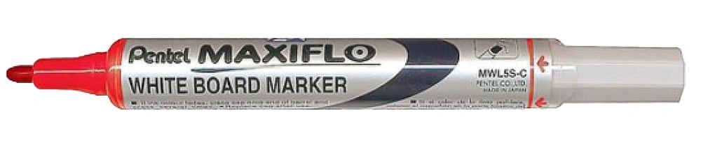 Maxiflo Whiteboard Marker Bullet Point Red