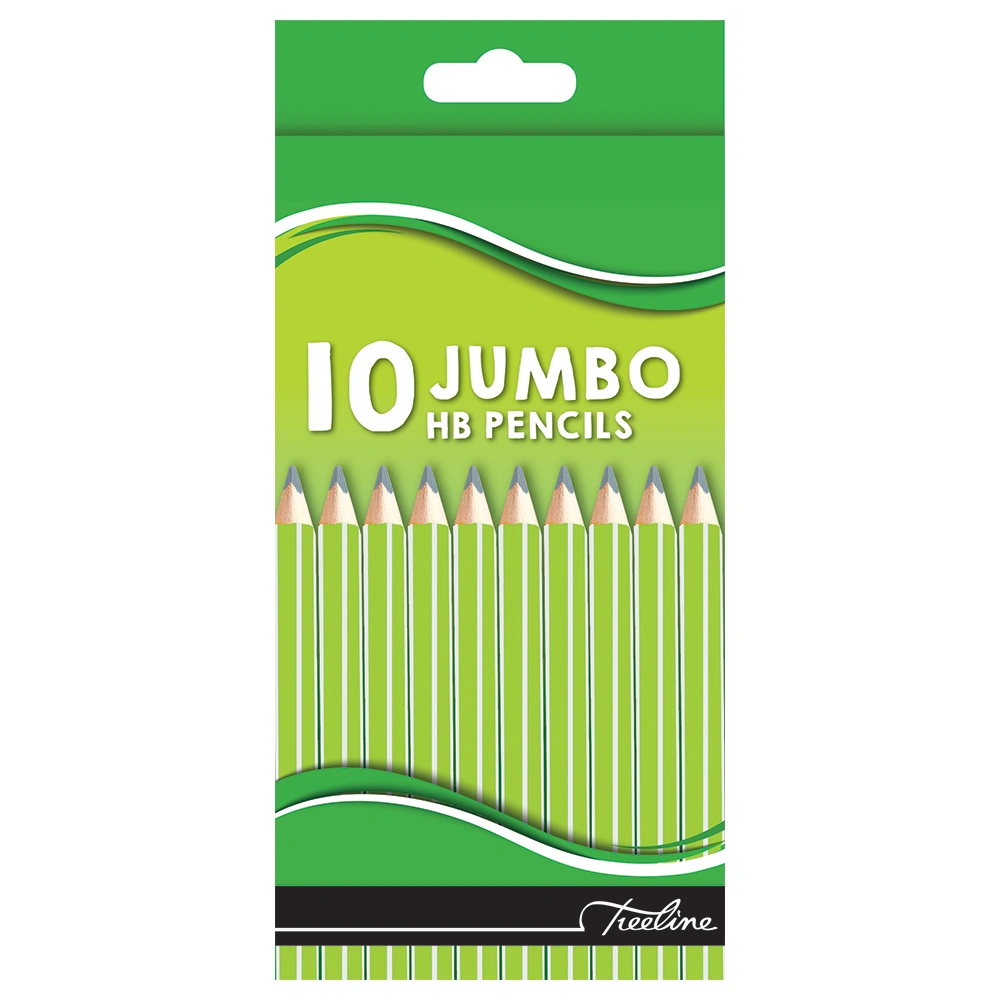 Treeline Jumbo Beginners pencils HB 10's
