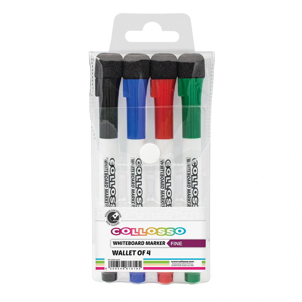 Collosso Slim Magnetic W/board Marker With Sponge Cap Wall-4