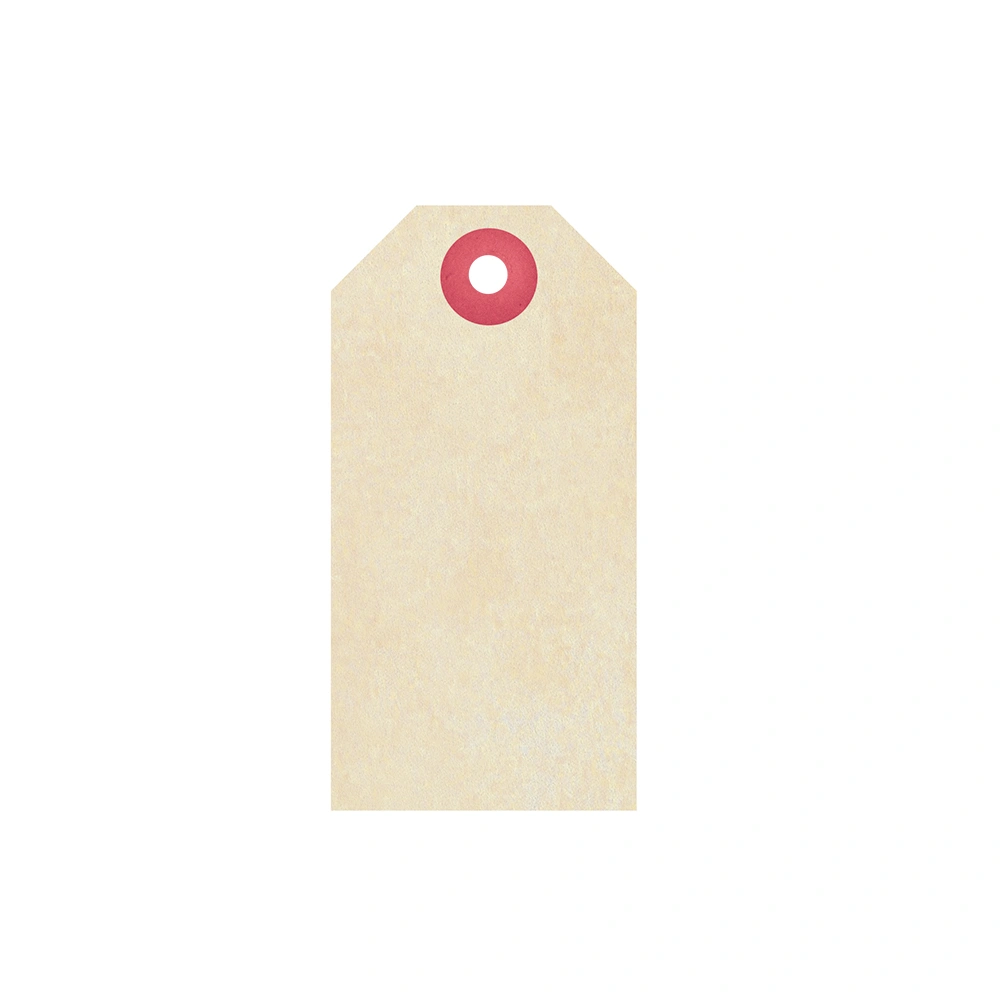 No.3 - 95 x 48mm Buff Tags