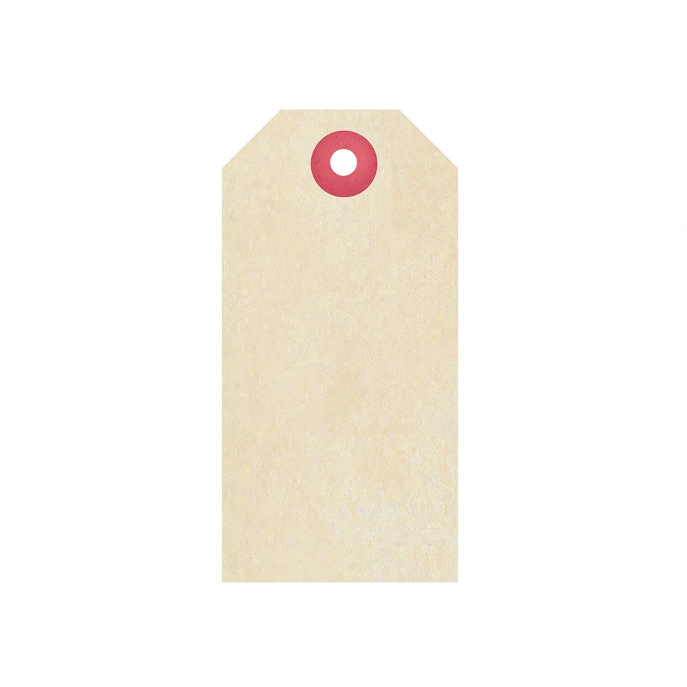 No.4 - 108 x 54mm 160gsm Buff Tags