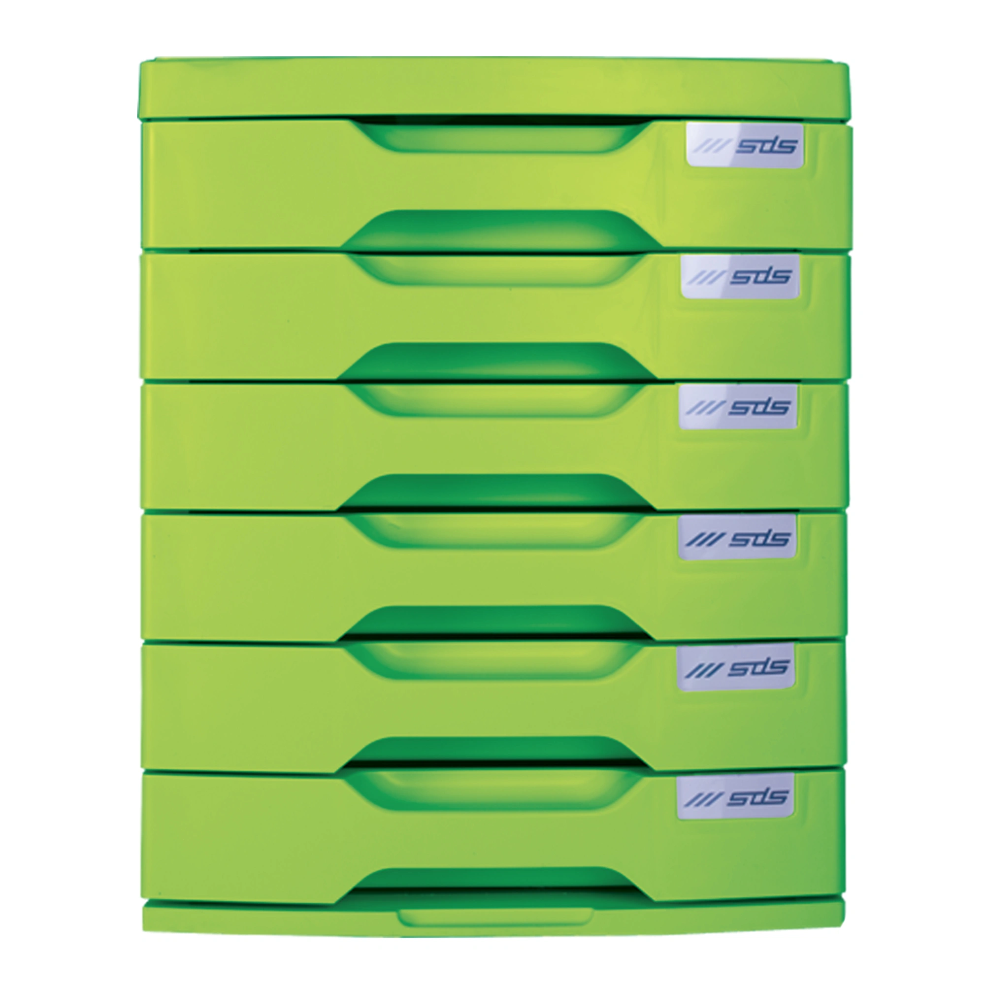 SDS 6 Drawer Filing System - Green