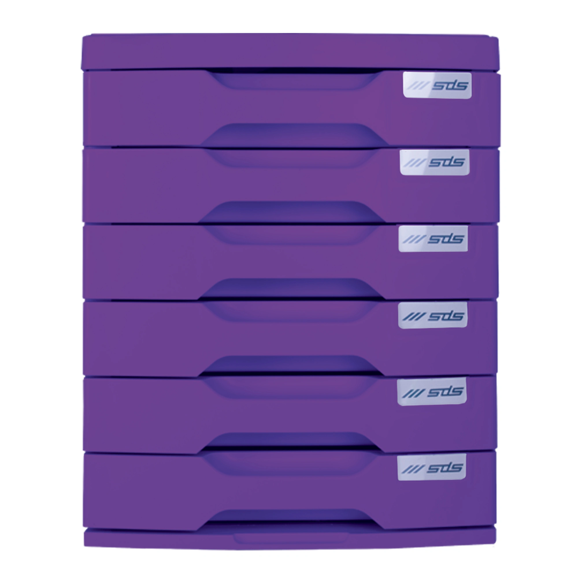 SDS 6 Drawer Filing System - Purple