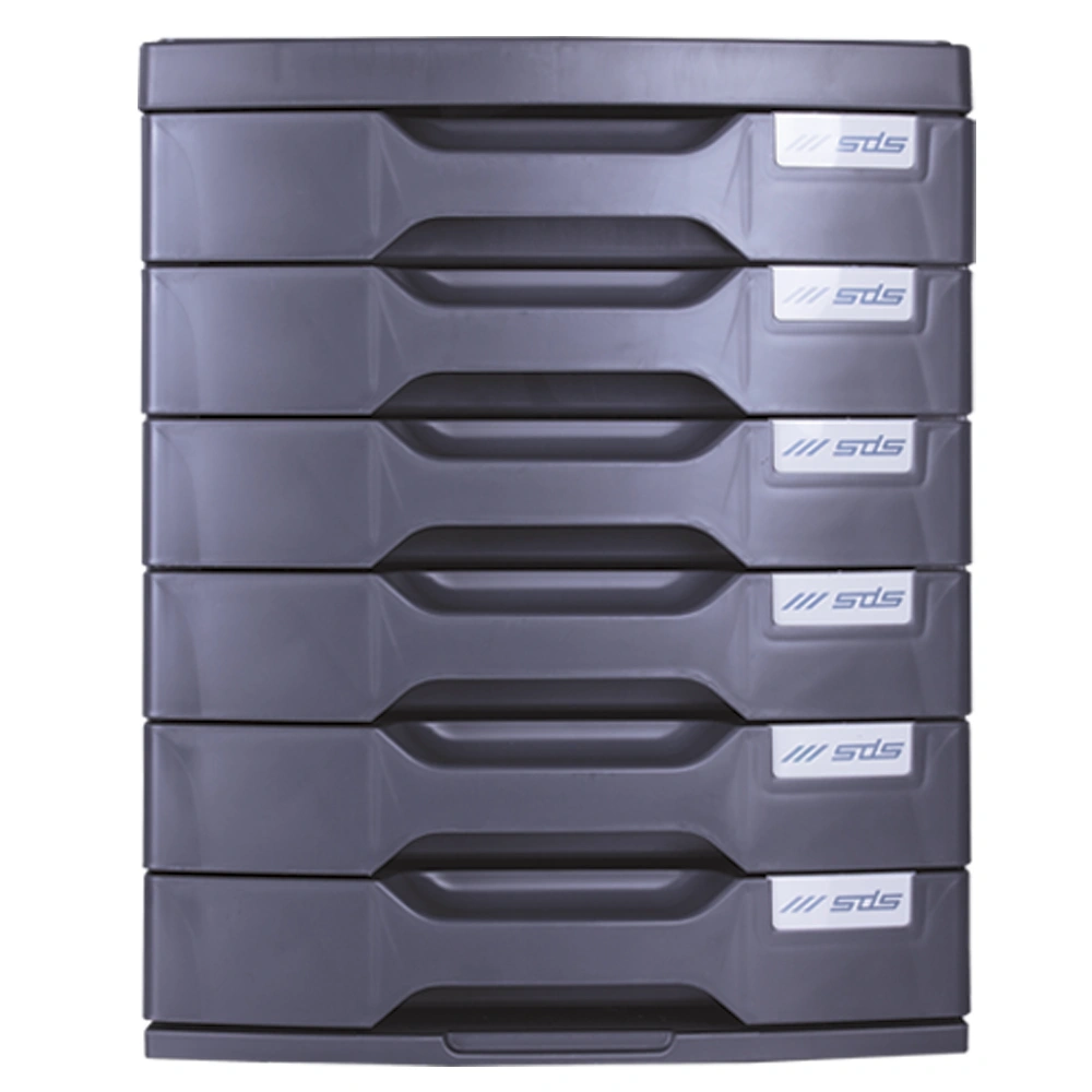SDS 6 Drawer Filing System - Anthracite Grey