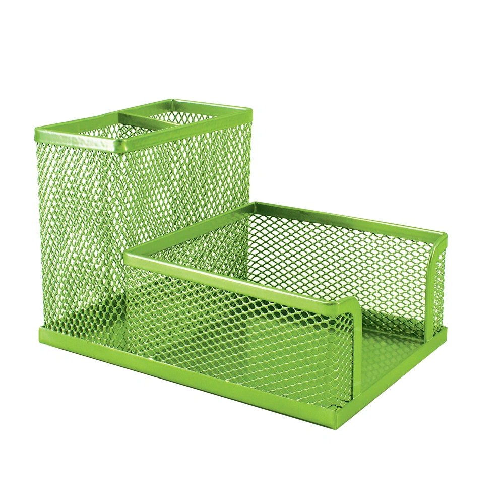Mesh Cube & Pen Holder M415 - Green