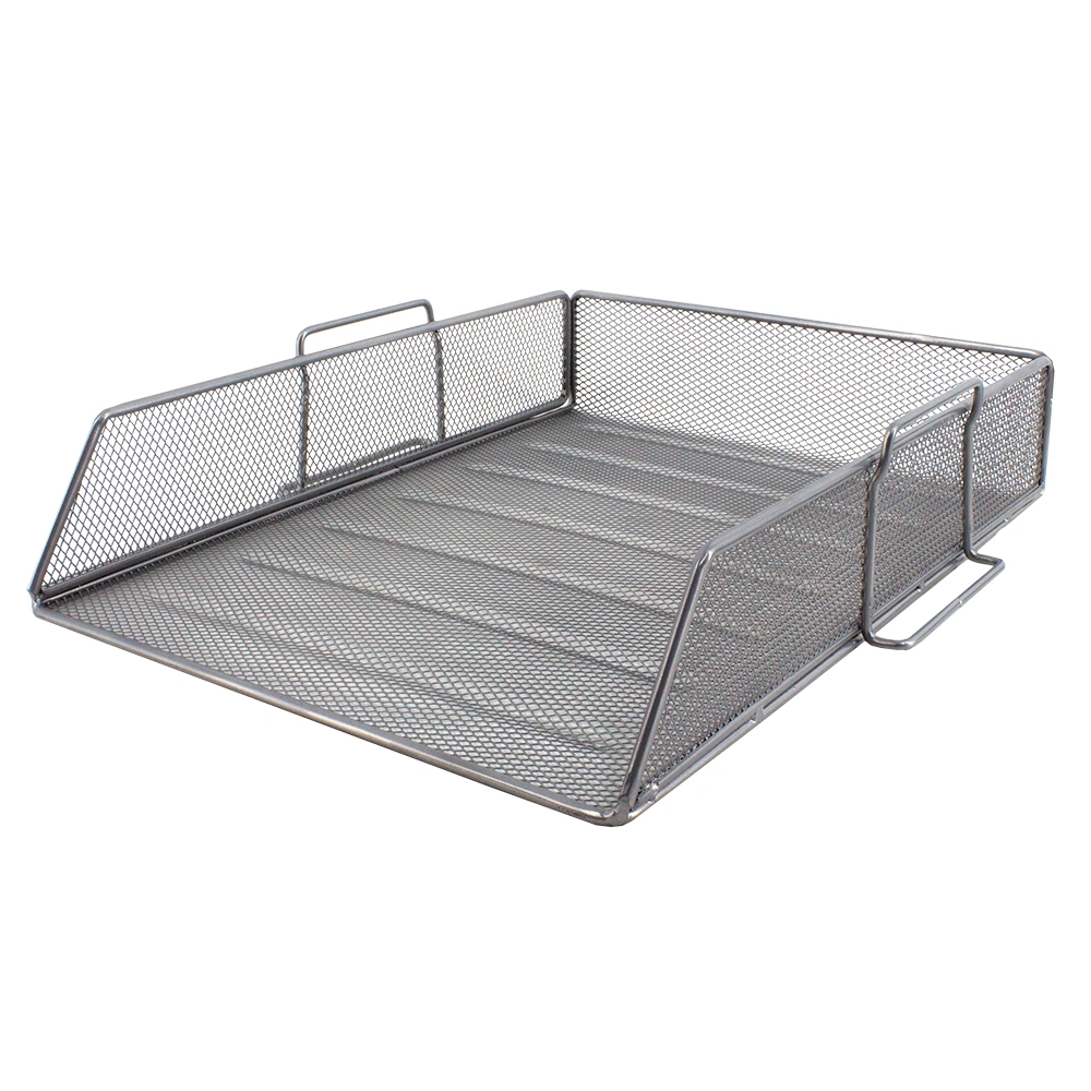 Mesh Single Document Tray Silver - M705S