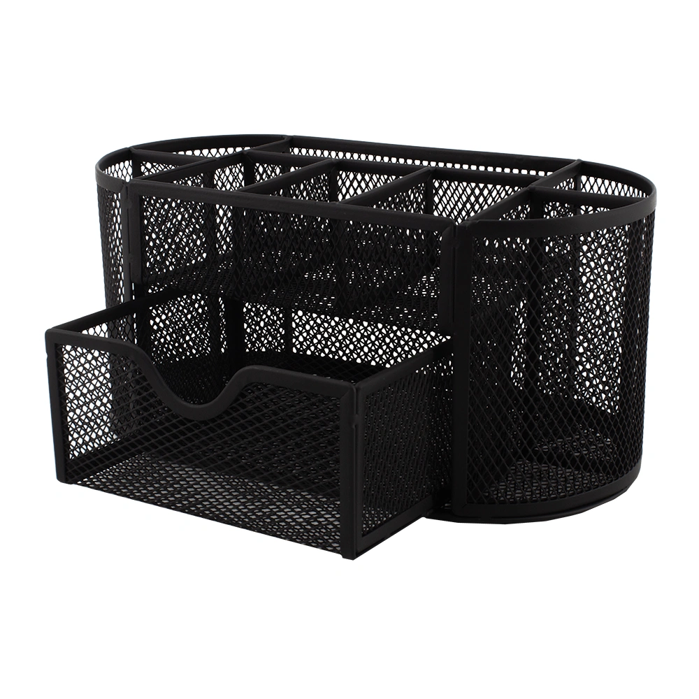 Mesh Clip And Pin Holder With Drawer Black - M820