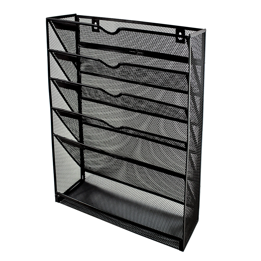 Mesh Wall File Organizer Black M740