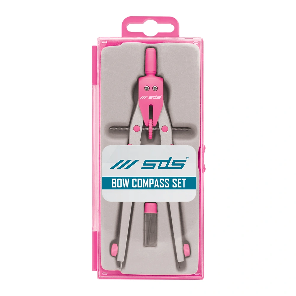 SDS Bow Compass Set - Pink