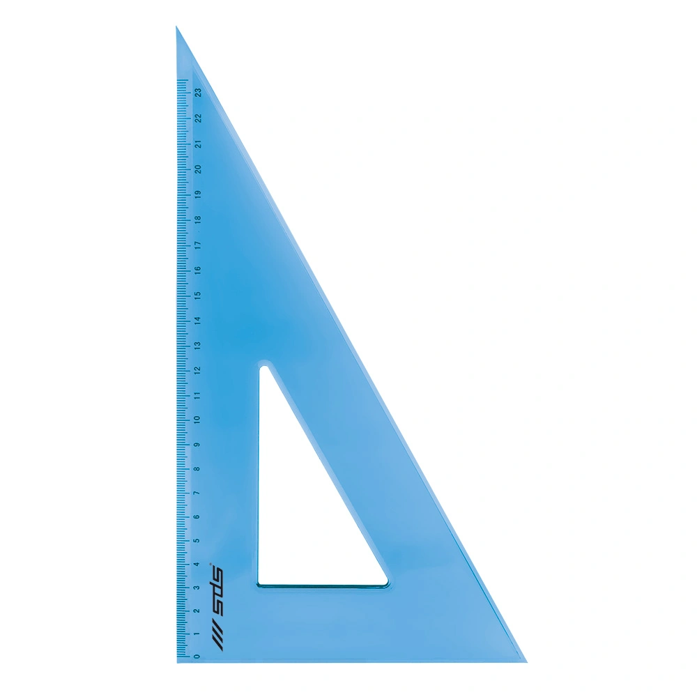 SDS 21cm Set Square - 30/60°  Blue