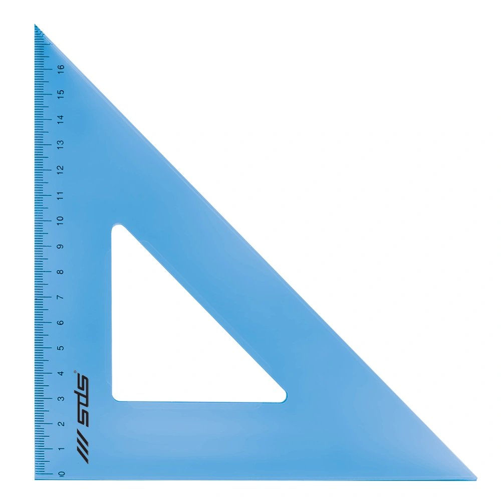 SDS 26cm Set Square - 45°  Blue