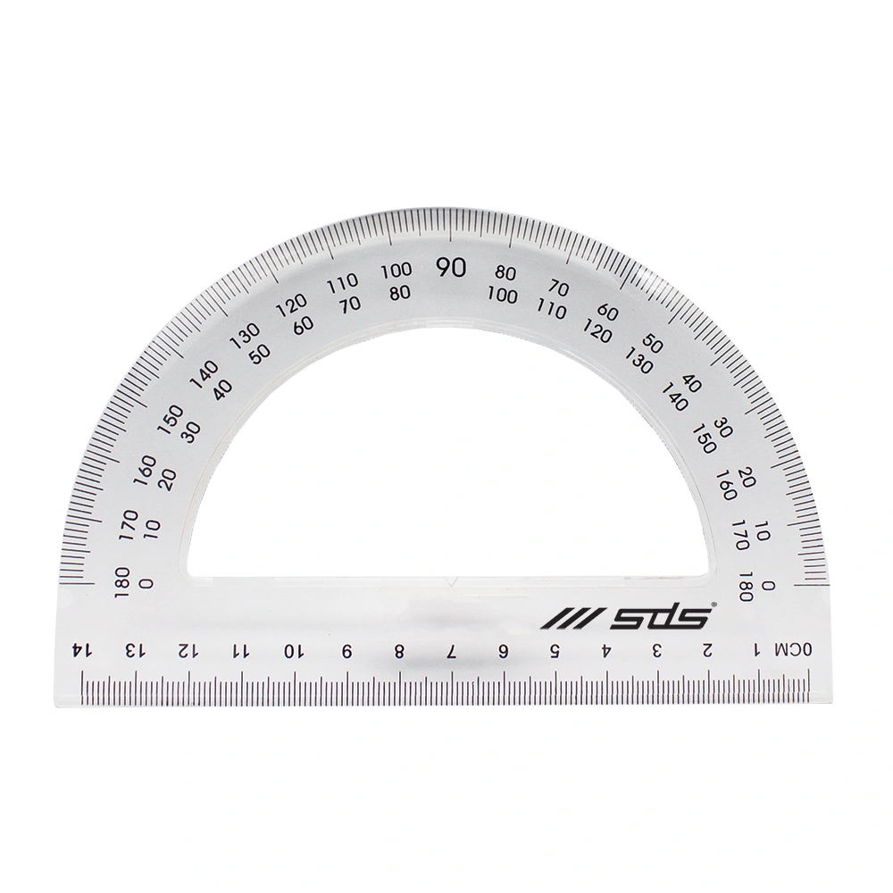 SDS 15cm Protractor 180°  Clear