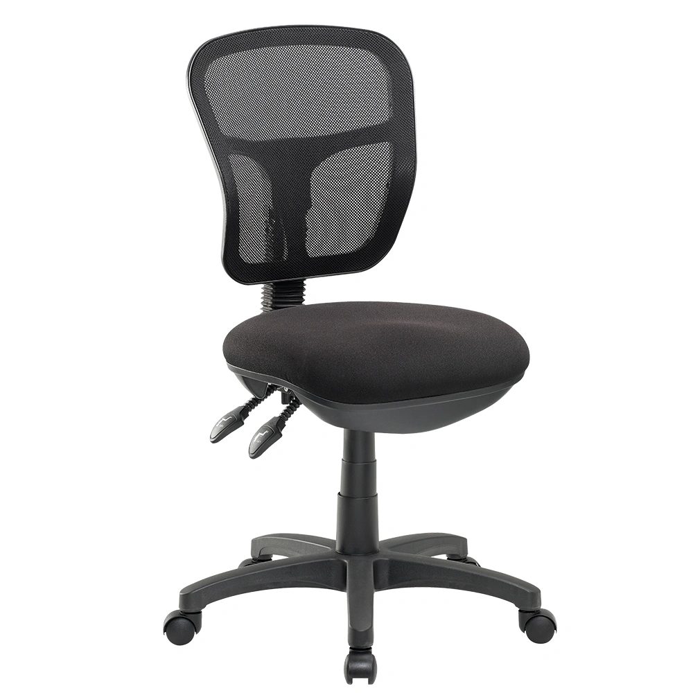 Cobalt Chair Jet Mesh Black - No Arms