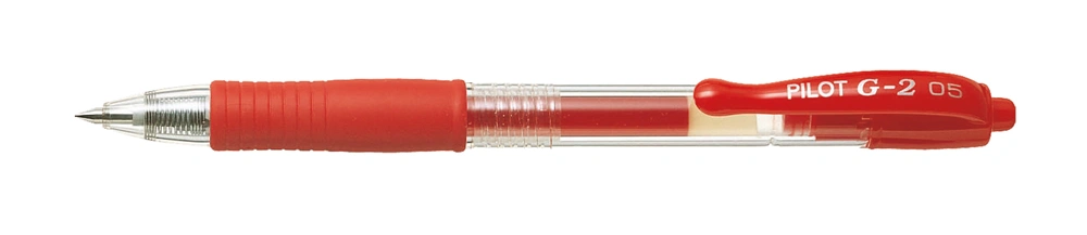 BL-G2-5 Extra Fine RED GEL RETRACT B/PEN