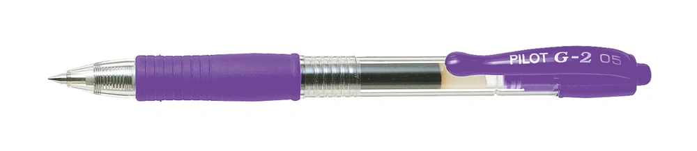 BL-G2-5  Extra Fine VIOLET GEL RETRACT B/PEN