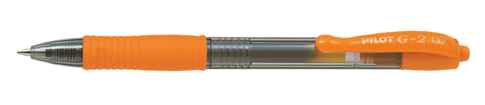 BL-G2-7 FINE ORANGE GEL RETRACT B/PEN