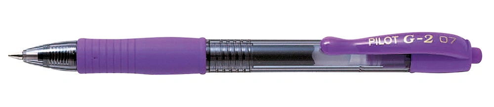 BL-G2-7 Fine VIOLET GEL RETRACT B/PEN