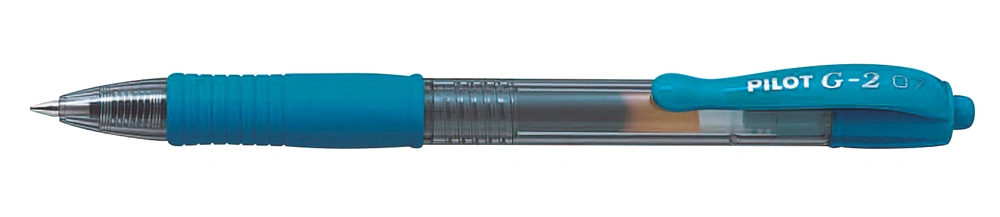 BL-G2-7 FINE LIGHT BLUE GEL RETRACT B/PEN