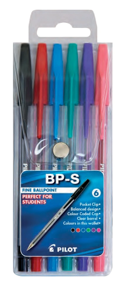 BP-S-F FINE S/STEEL POINT B/PEN ASST WALLET-6