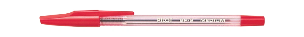 BP-S-M MEDIUM RED S/STEEL POINT B/PEN